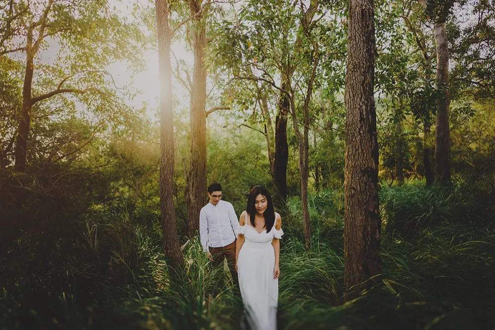 Steven Cheah Photography. Lesmurdie Falls, Perth Hills. theweddingnotebook.com