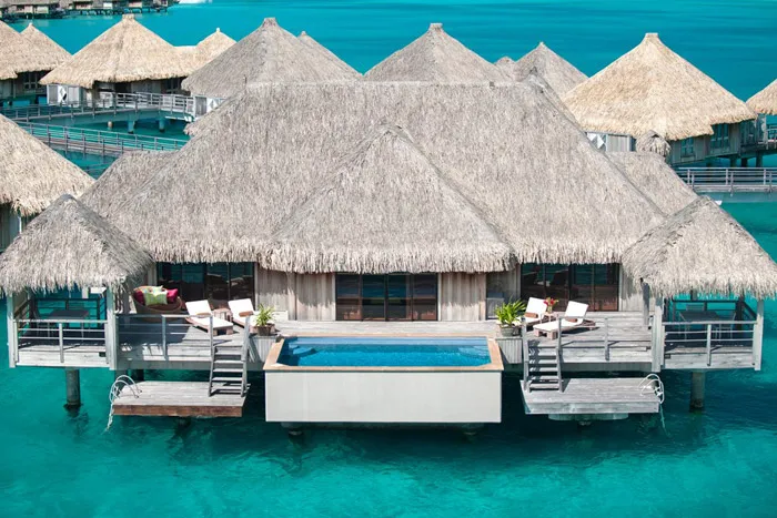 20 Honeymoon Ideas – Tahiti The St. Regis Bora Bora Resort. theweddingnotebook.com
