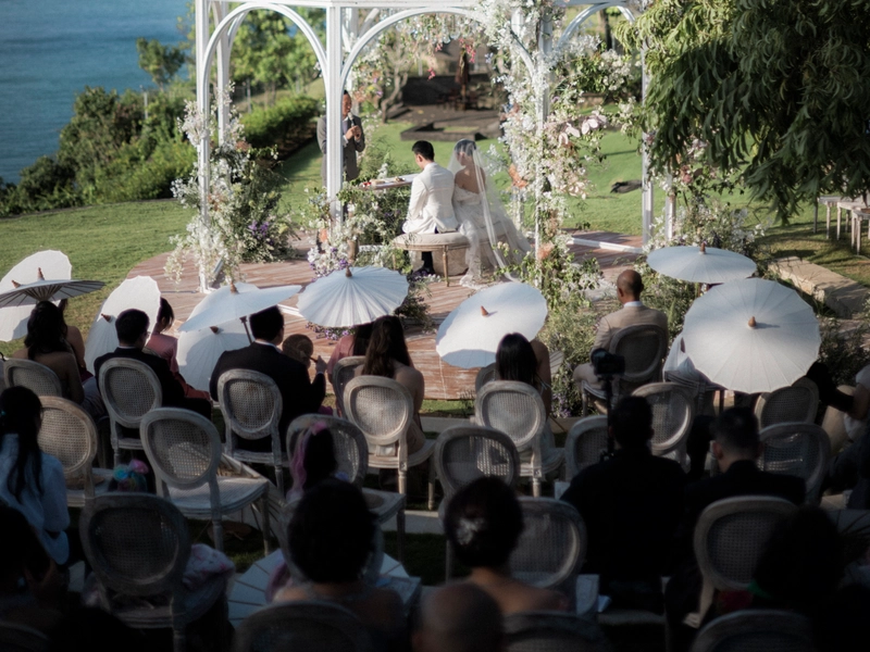 A Bloom-Filled Wedding with Enchanted Garden Vibes at Ayana Resort Bali