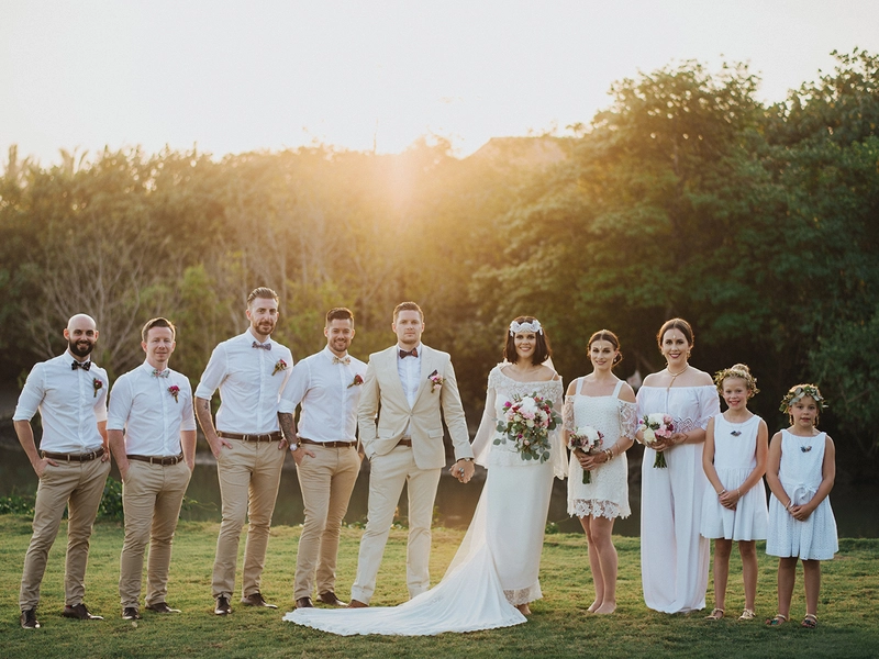 A Boho-Chic Garden Wedding in Bali, Indonesia
