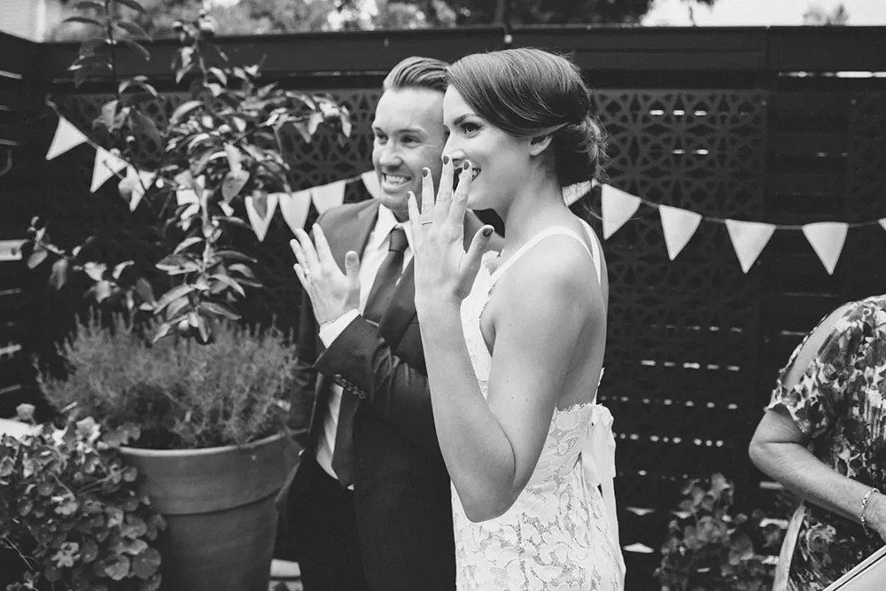 Photo by Wattle and Lace Photography. theweddingnotebook.com