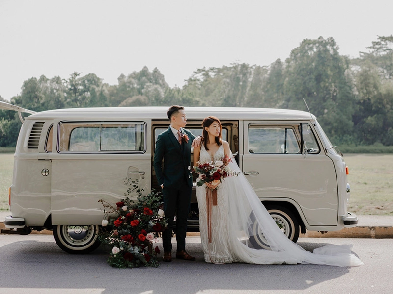 A Classic Red Wedding with a Contemporary Twist at CHIJMES Singapore