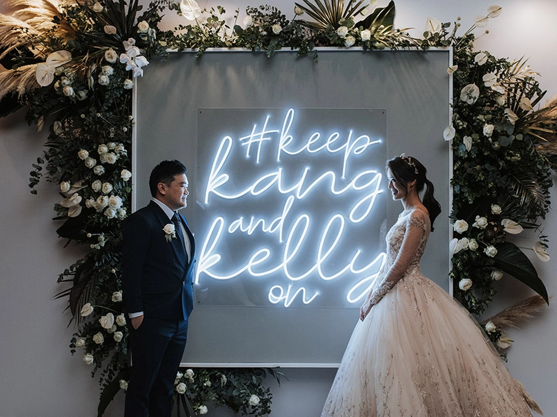 A Classic White and Green Wedding at The Majestic Hotel Kuala Lumpur