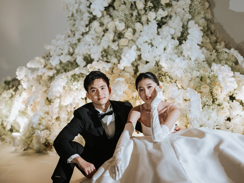 A Classic White Wedding at Eastern & Oriental Hotel Penang