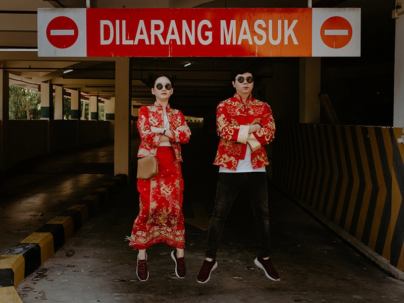 A Colourful Twist On Traditional Bridal Portraits In Malacca