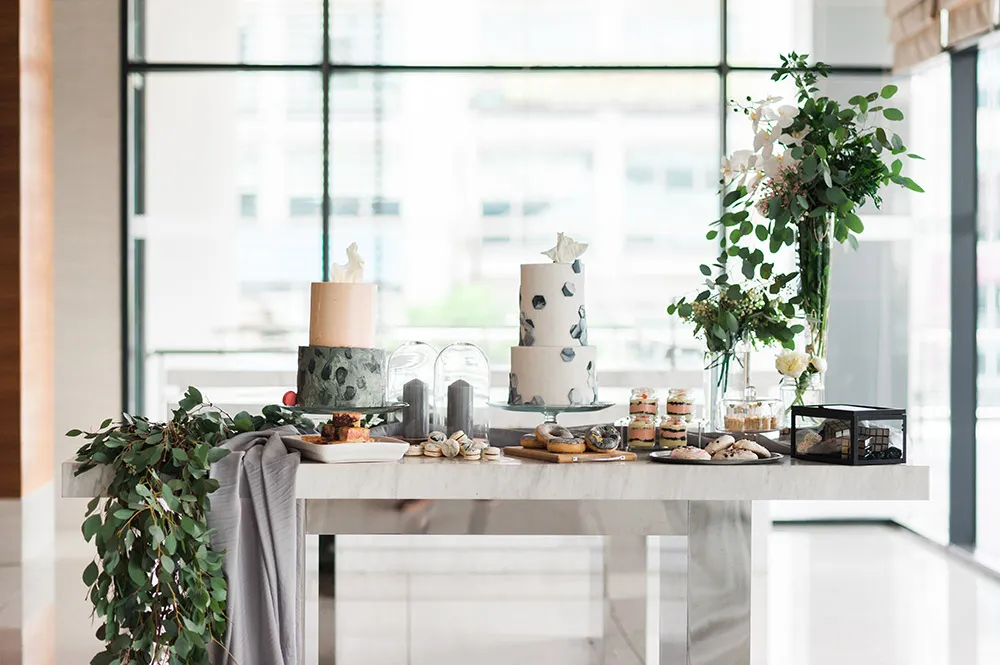 Wedding at Four Points by Sheraton. Styling by The Wedding Notebook magazine. Photo by Inlight Photos. theweddingnotebook.com