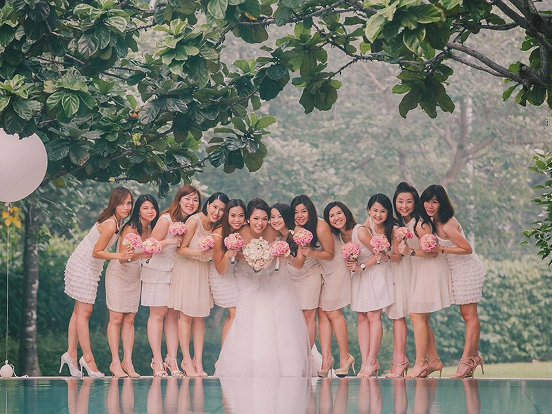 A Contemporary White Wedding With A Runway Platform