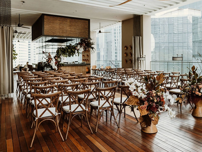 A Cosy and Elegant Wedding Inspired by Fall Colours at The RuMa Hotel and Residences