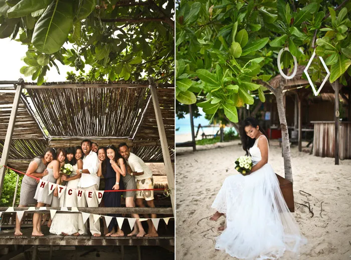 www.theweddingnotebook. Darren Jee Photography. Destination beach wedding at Koh Lipe