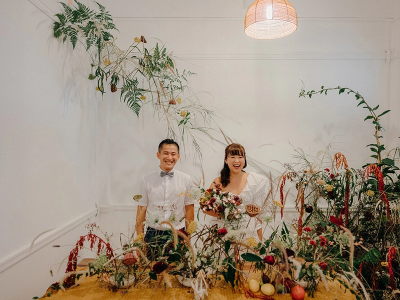 A DIY Jungalow Wedding For Two Nature Lovers