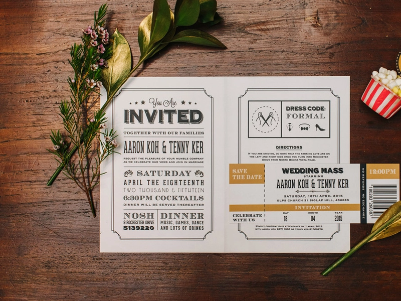 A DIY Movie Themed Wedding