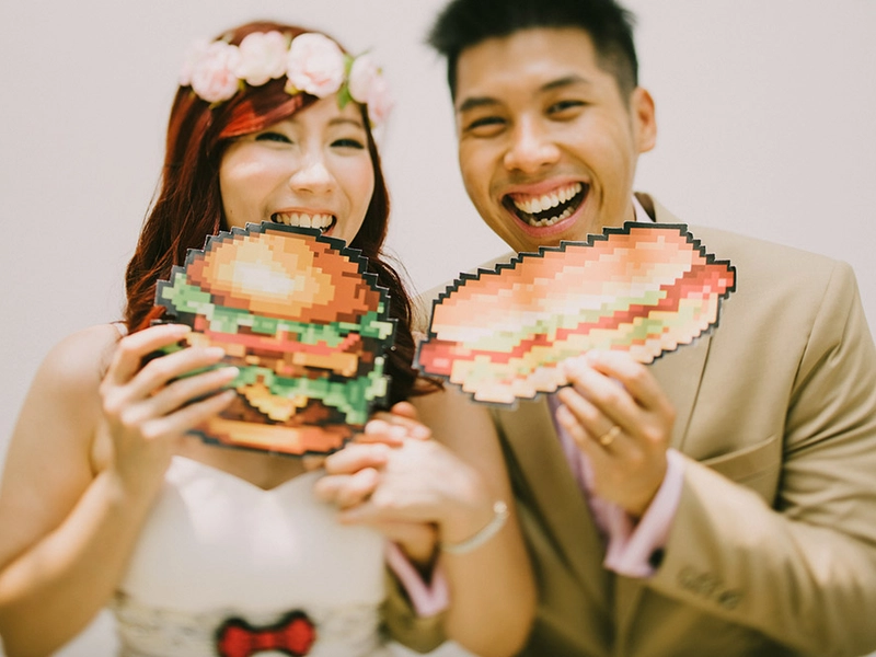 A Gamer-themed Garden Wedding At Hortpark, Singapore