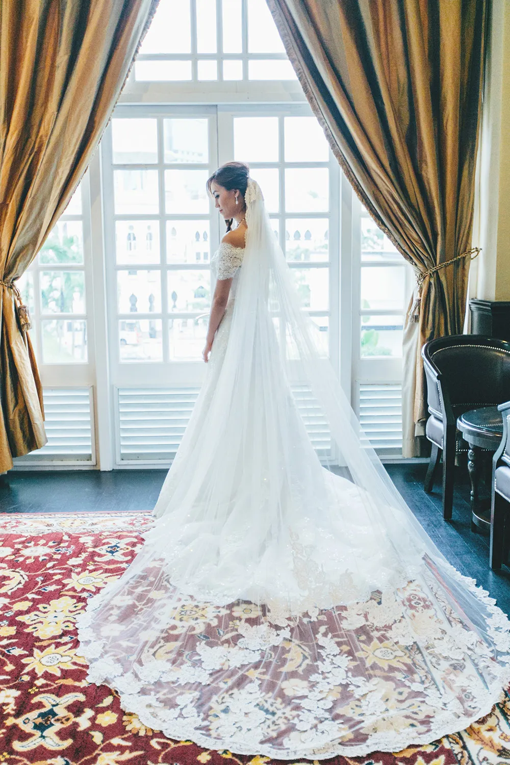 Pronovias bridal gown. Photo by Adam Ong Photography. theweddingnotebook.com