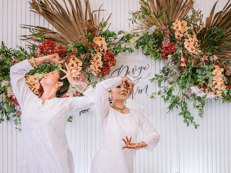 A Gorgeous Earth on Red Indian Wedding at the Dome Marquee, Puteh Subang