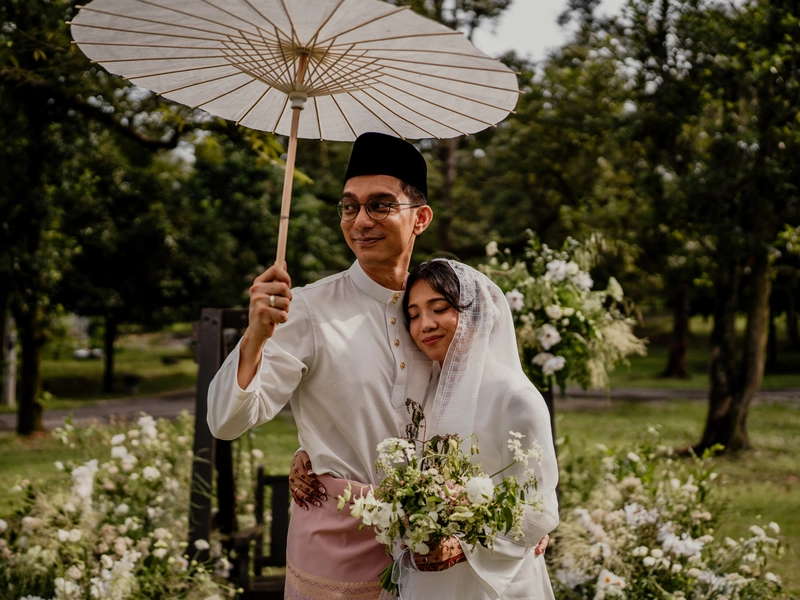 A Minimalist Garden Orchard Wedding in Hulu Langat