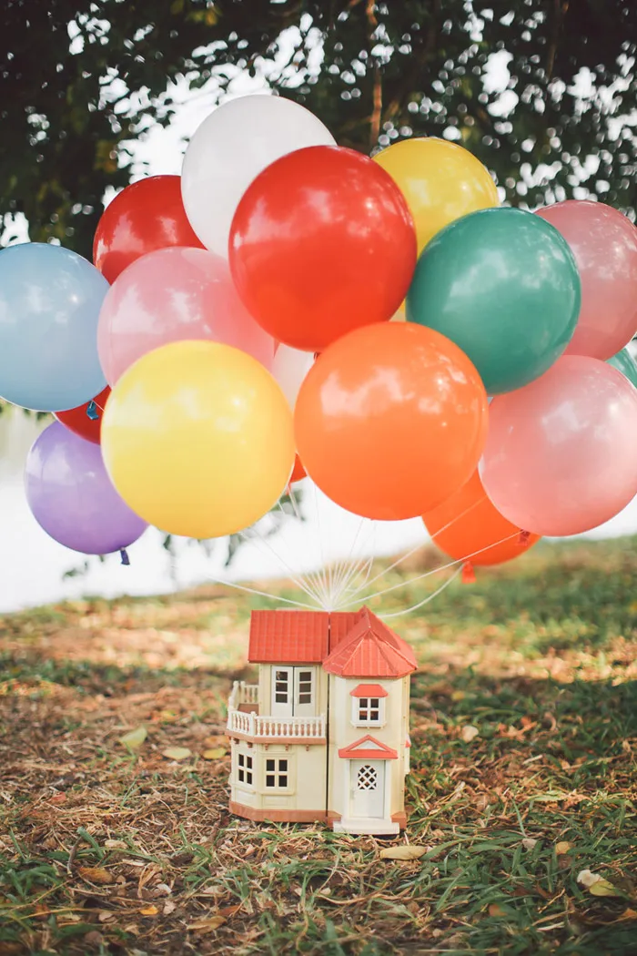 UP inspired themed photoshoot. Photo by Daniel Lei Photography. Styling by Papers &amp; Pastels by DLS. theweddingnotebook.com 