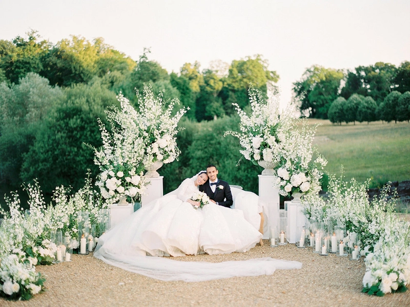 A Romantic Fairytale Chateau Wedding in Loire Valley, France