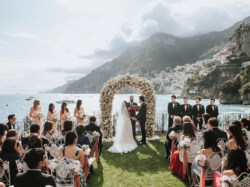 A Romantic Seaside Wedding in Positano, Italy