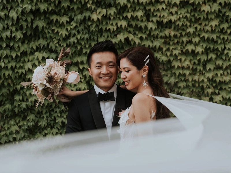 A Rustic Chic, Dusty Pink Vineyard Wedding in the Yarra Valley