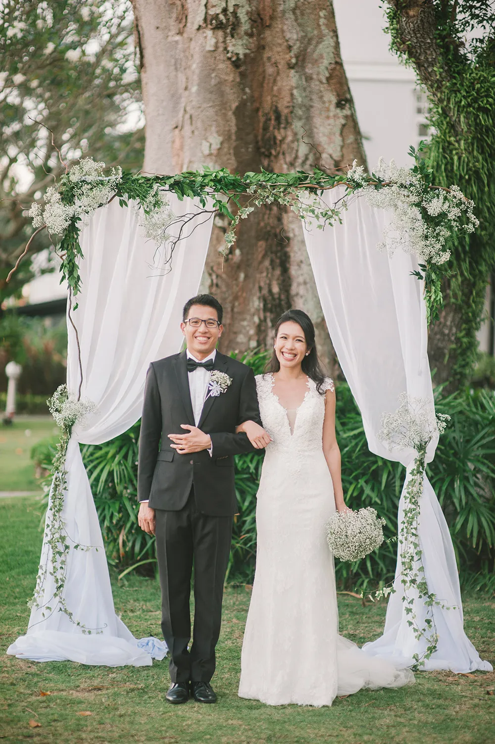 Garden wedding in Eastern &amp; Oriental Hotel, Penang. Munkeat Photography. theweddingnotebook.com