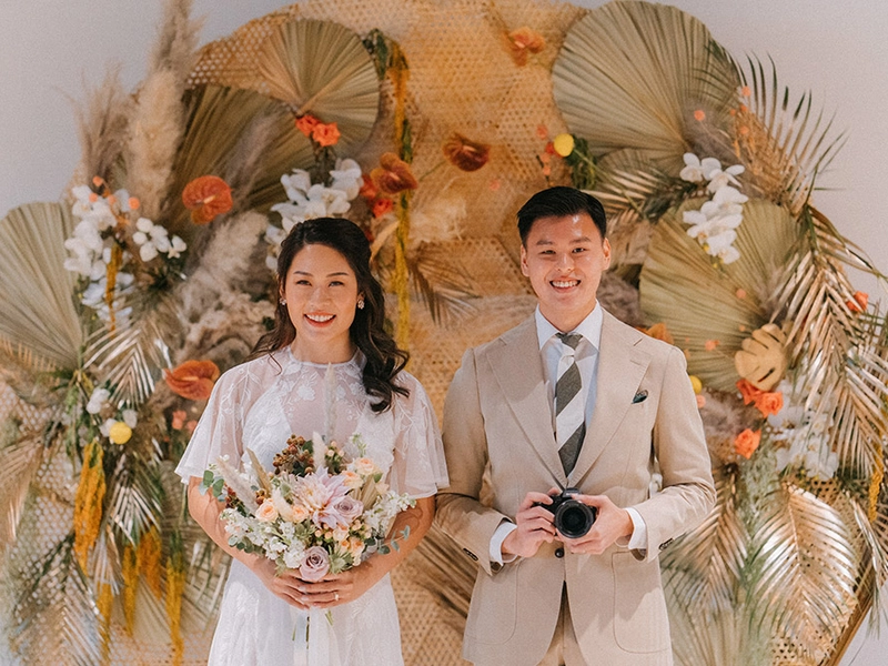 A Summer Vibes Wedding at Colight Co. Singapore