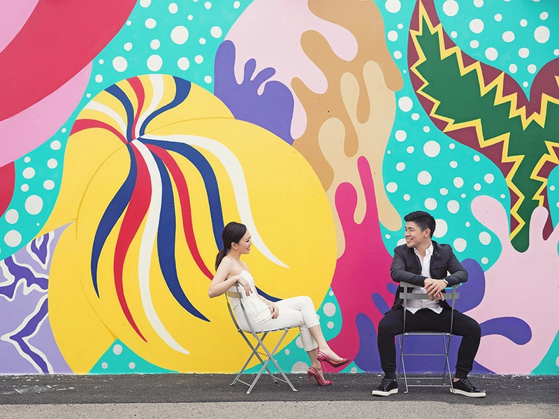 A Vibrant Set Of Bridal Portraits Taken In San Francisco And New York