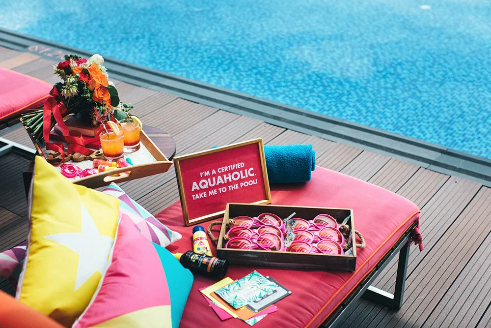 Aloft Kuala Lumpur Sentral rooftop wedding party. Photo by Funkydali. theweddingnotebook.com