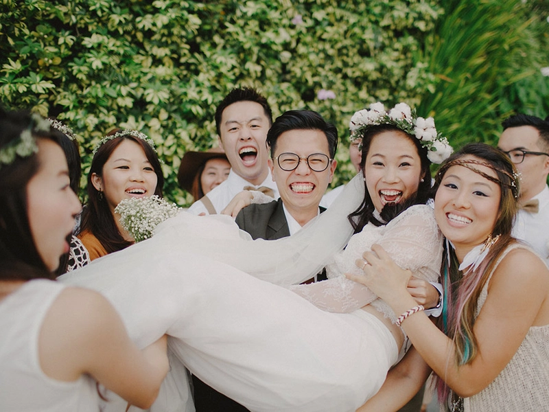 A Warm, Earthy Garden Wedding At Gardens By The Bay, Singapore