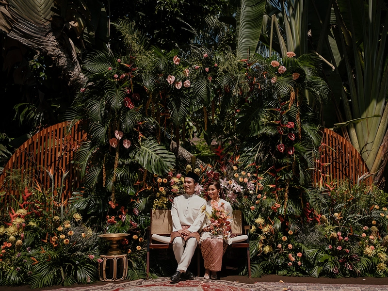 A Wedding at Sentosa Janda Baik with Tradition and Tropical Charm