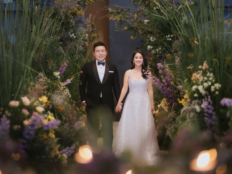 A Whimsical Wild Meadow-Themed Wedding at Grand Hyatt, Kuala Lumpur