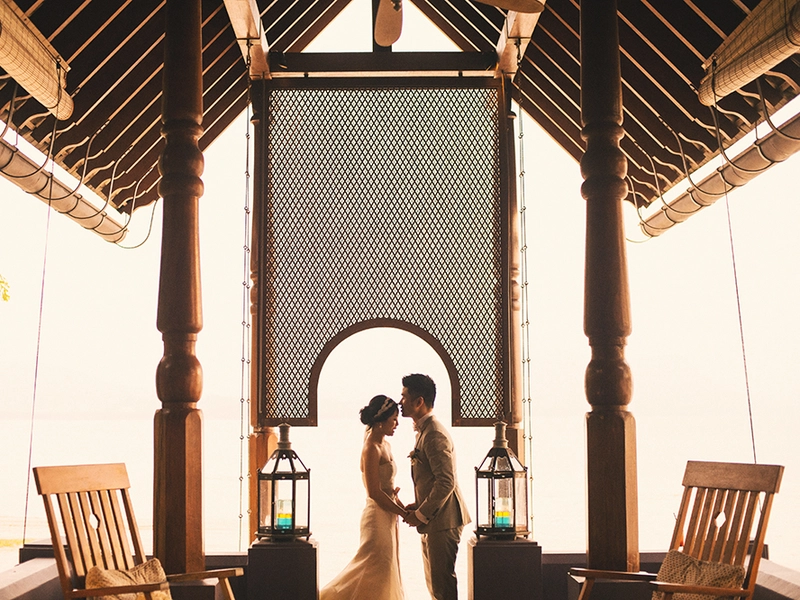 A White On White Beach Wedding At Four Seasons Resort Langkawi