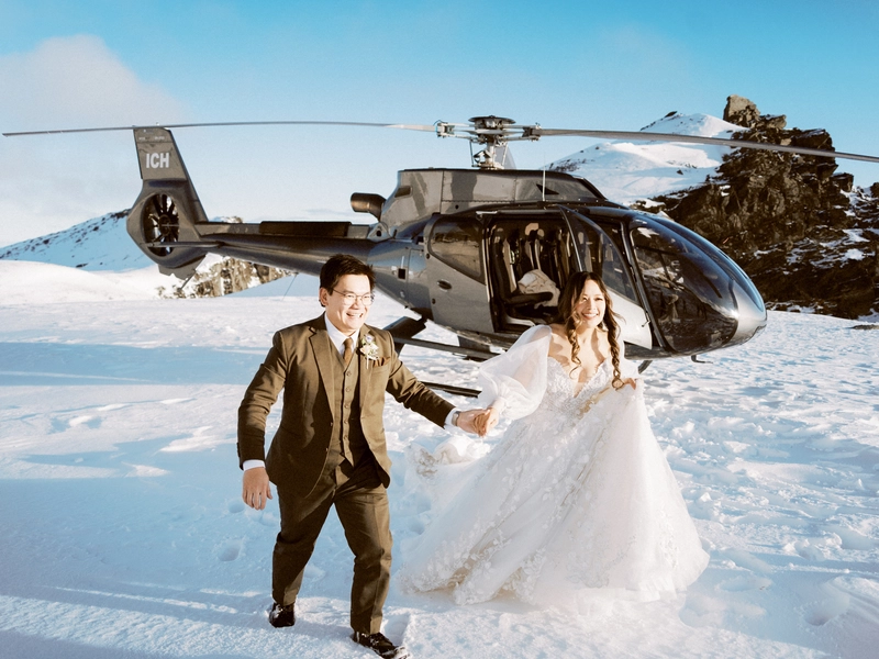 A Winter Wonderland Wedding with a Pop Culture Twist