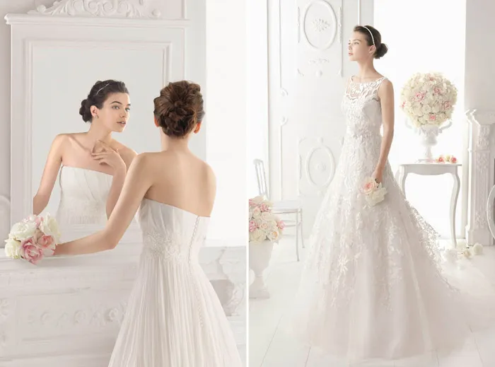 Aire Barcelona 2014 Bridal Collection. theweddingnotebook.com