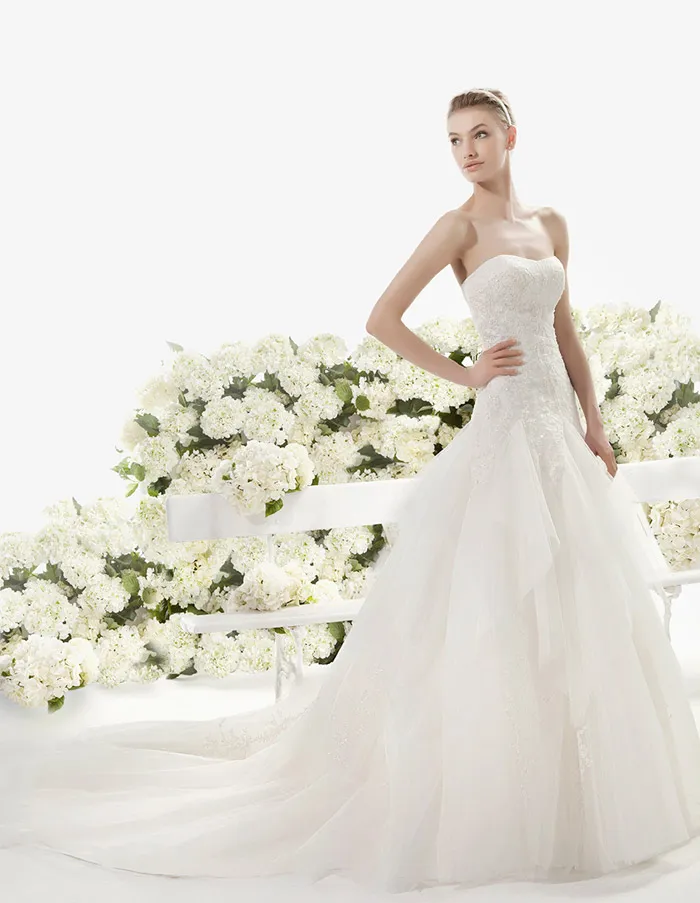Aire Barcelona 2014 Bridal Collection. theweddingnotebook.com