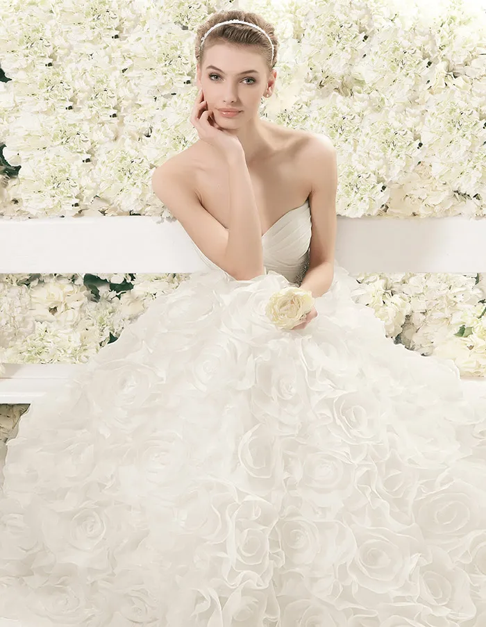 Aire Barcelona 2014 Bridal Collection. theweddingnotebook.com