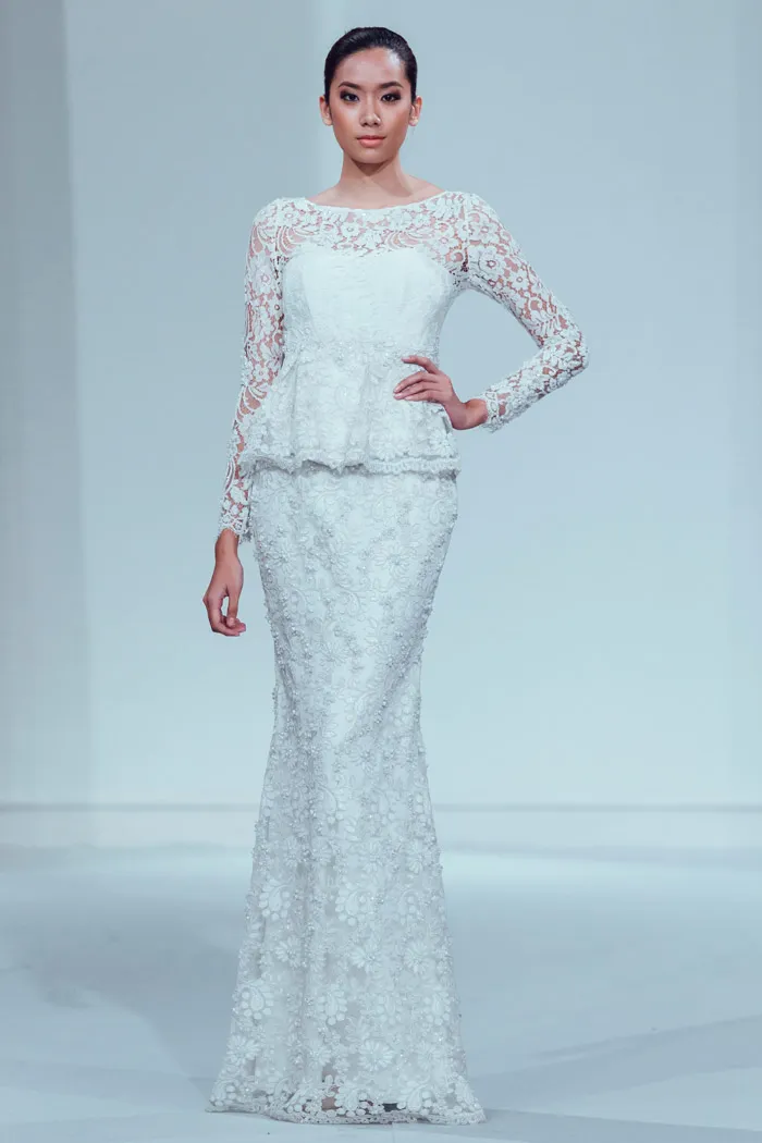 Alia Bastamam 2015 Bridal Collection. theweddingnotebook.com. Photo by Funkydali/WAF