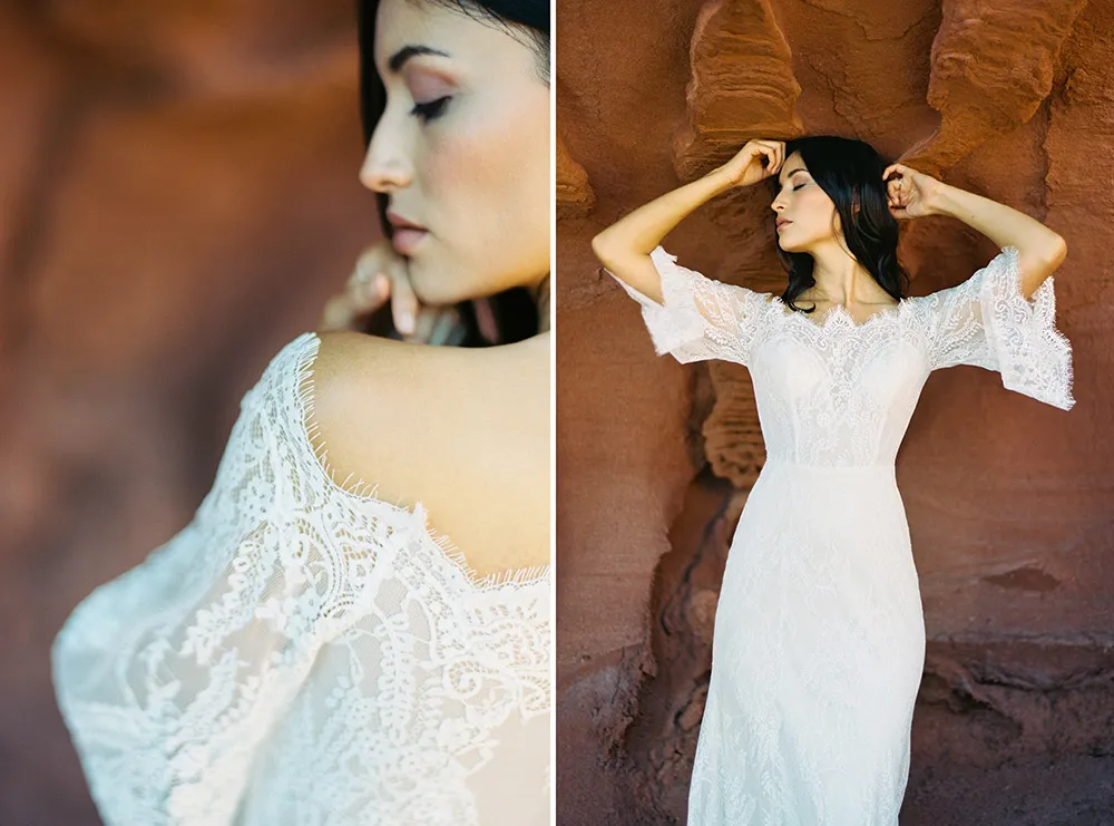 Camellia - Wilderly Bride by Allure Bridals Spring 2018 Collection. theweddingnotebook.com