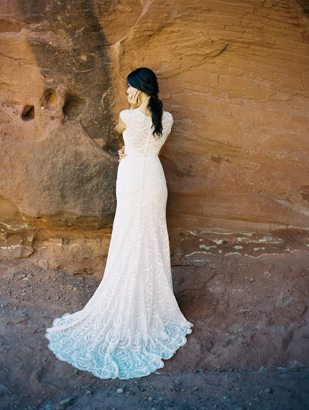 Fern - Wilderly Bride by Allure Bridals Spring 2018 Collection. theweddingnotebook.com