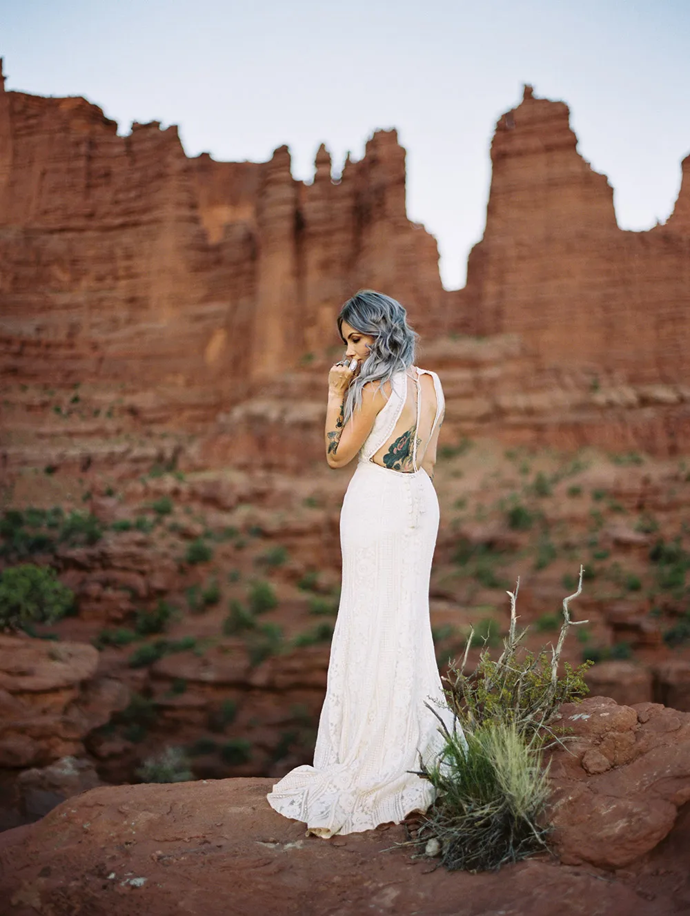 Adele - Wilderly Bride by Allure Bridals Spring 2018 Collection. theweddingnotebook.com