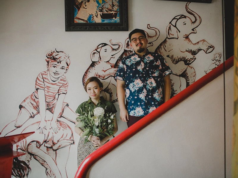 An Eco-conscious Wedding At Prinsep Street Presbyterian Church, Singapore
