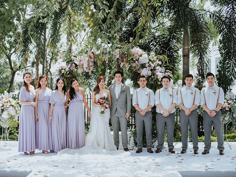 An Elegant Backyard Garden Wedding