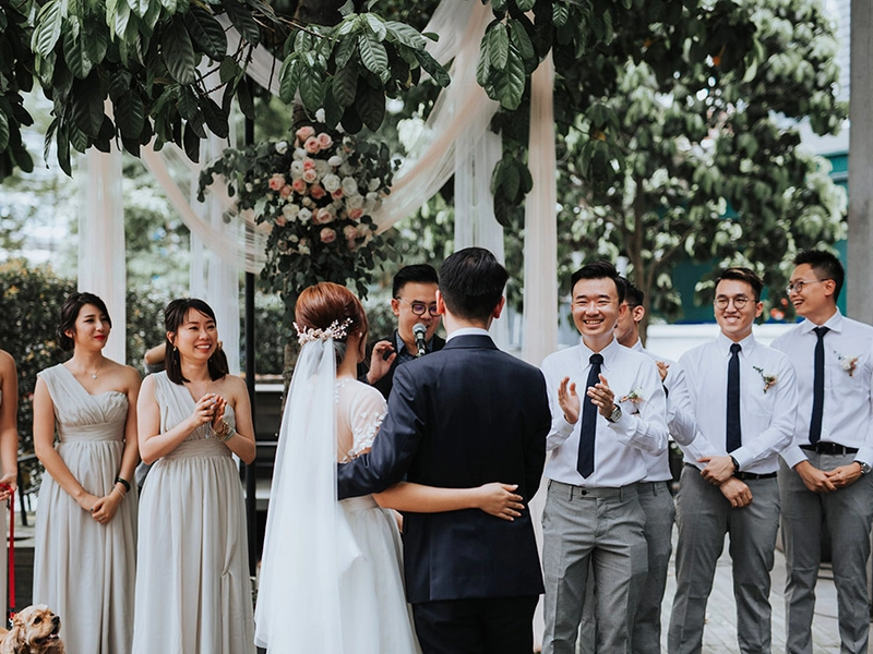 An Elegant Wedding with Loved Ones and a Furbaby at ACME Bar & Coffee, Troika