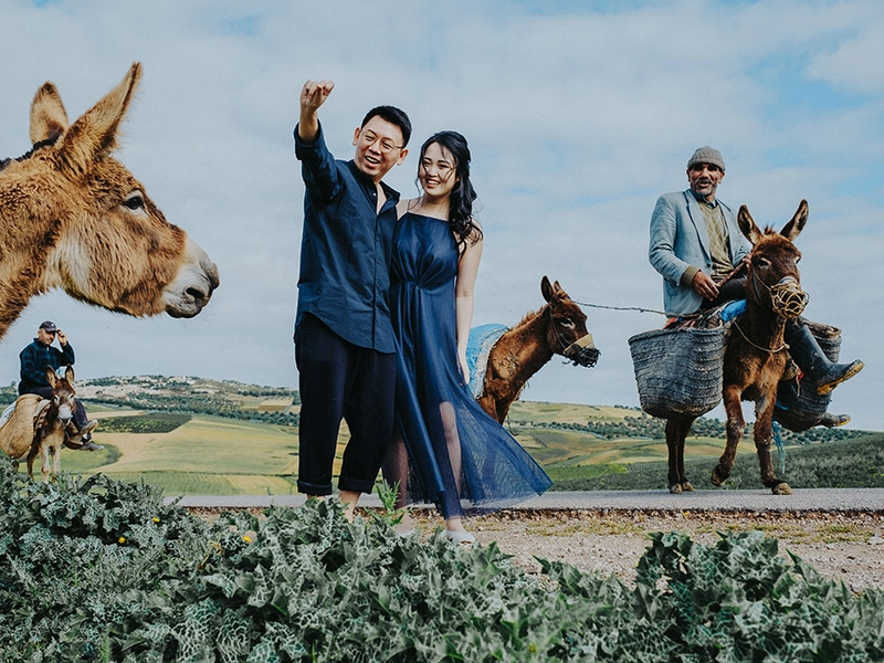 An Exotic Escapade for Bridal Portraits in Fez, Morocco