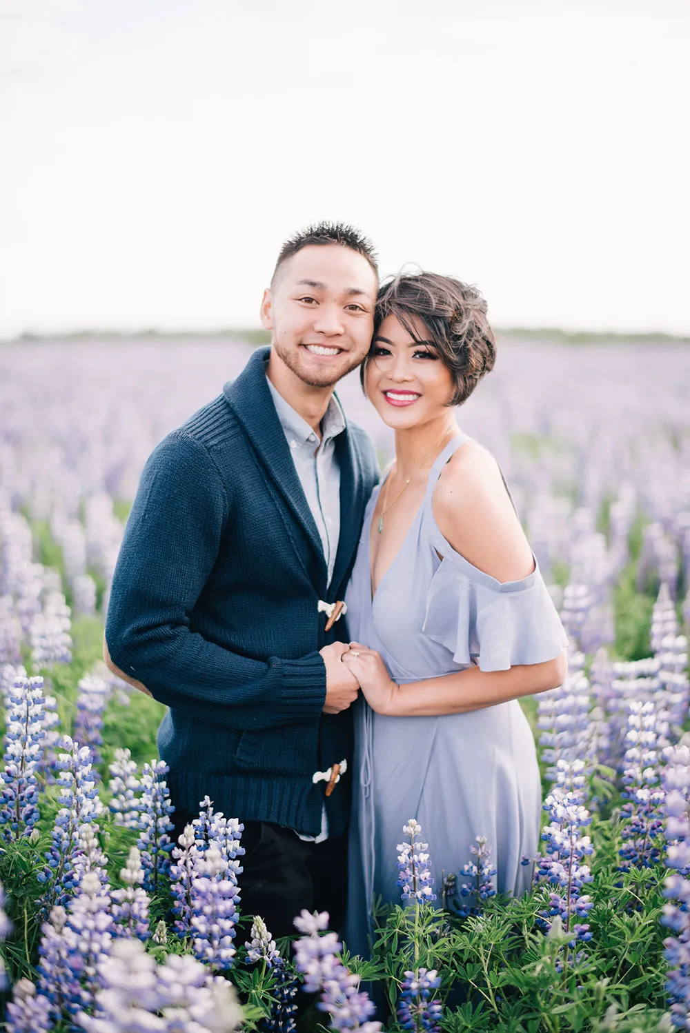 Lavender field in Iceland. Photo by Ben Yew Photography. theweddingnotebook.com