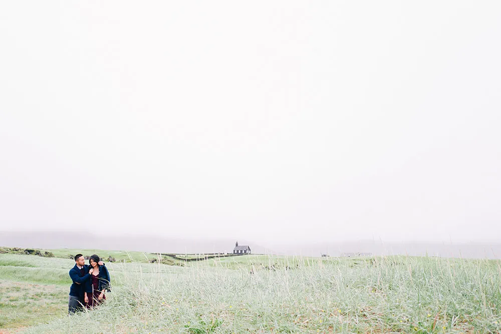 Bridal portraits in Iceland. Photo by Ben Yew Photography. theweddingnotebook.com
