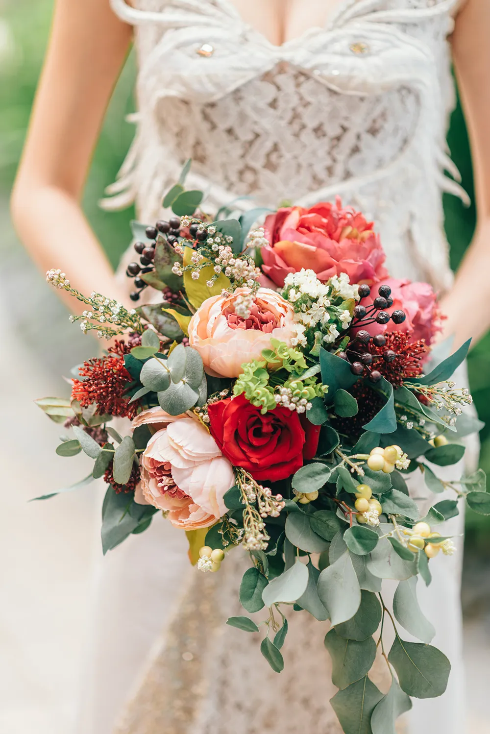 Bridal bouquet by Spring Cottage. The Westin Kuala Lumpur wedding. Styling by The Wedding Notebook magazine. Peter Herman Photography. theweddingnotebook.com