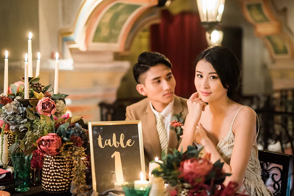 The Westin Kuala Lumpur wedding. Styling by The Wedding Notebook magazine. Peter Herman Photography. theweddingnotebook.com