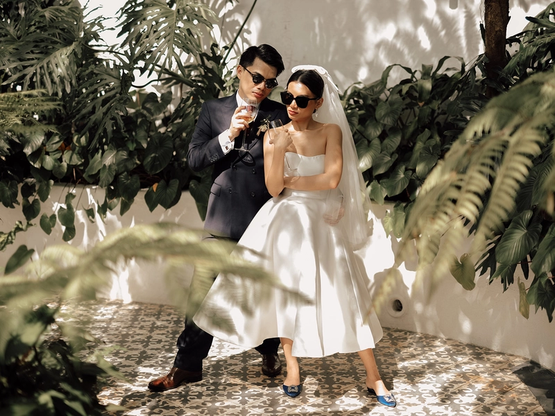 An Intimate and Whimsical Floral Wedding