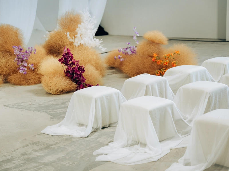 An Intimate, Design-Led Wedding in Klang Valley with Sculptural Florals