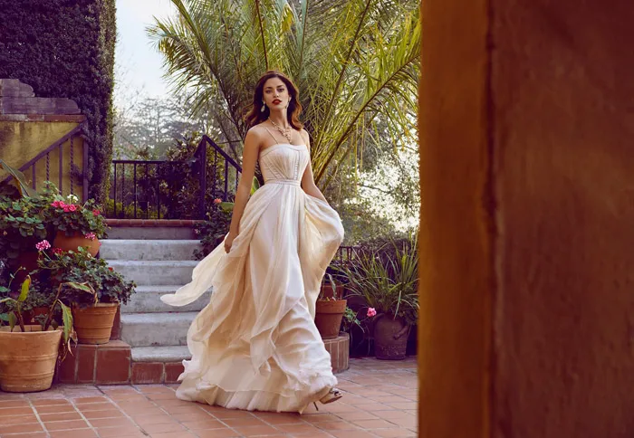Cascada Gown and Cascada Petticoat - BHLDN Spring 2015 Bridal Collection. theweddingnotebook.com